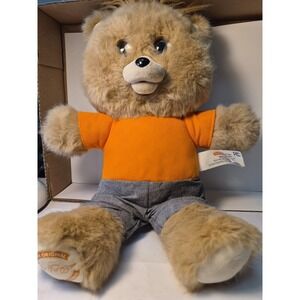 Vintage 1985 Teddy Ruxpin Animated Talking Bear Plush Toy READ DESCRIPTION
